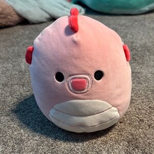 Squishmallows Pink and White Stuffed Animal